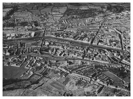 An aerial photo of Newry in the 1960s.