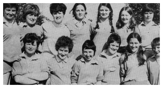 Ballyholland Newry ladies football team in the 1960's.