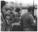 Newry gaels block the British Army from entering Pairc An Iuir in a search for arms and explosives in the 1970s.