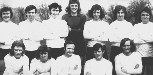 The guys soccer side which played in the Carbane league during the 1970's, including Larry and Oliver boyle.