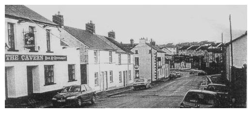 Historic Church St in Newry, looking towards the grotto.