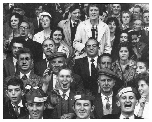 Down supporters in the 1960s.