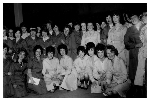 Workers of the former Reeds factory Newry.