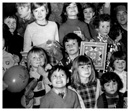 Reeds factory workers at Warrenpoint held this Christmas party for their children in the 1970s.