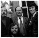 Hugh Golding with comrades from the Republican Clubs.